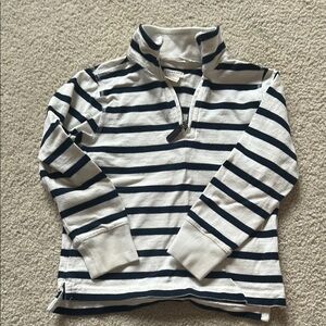Crewcuts Navy and White Striped Top